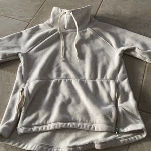 White/gray athleta turtle neck size XS